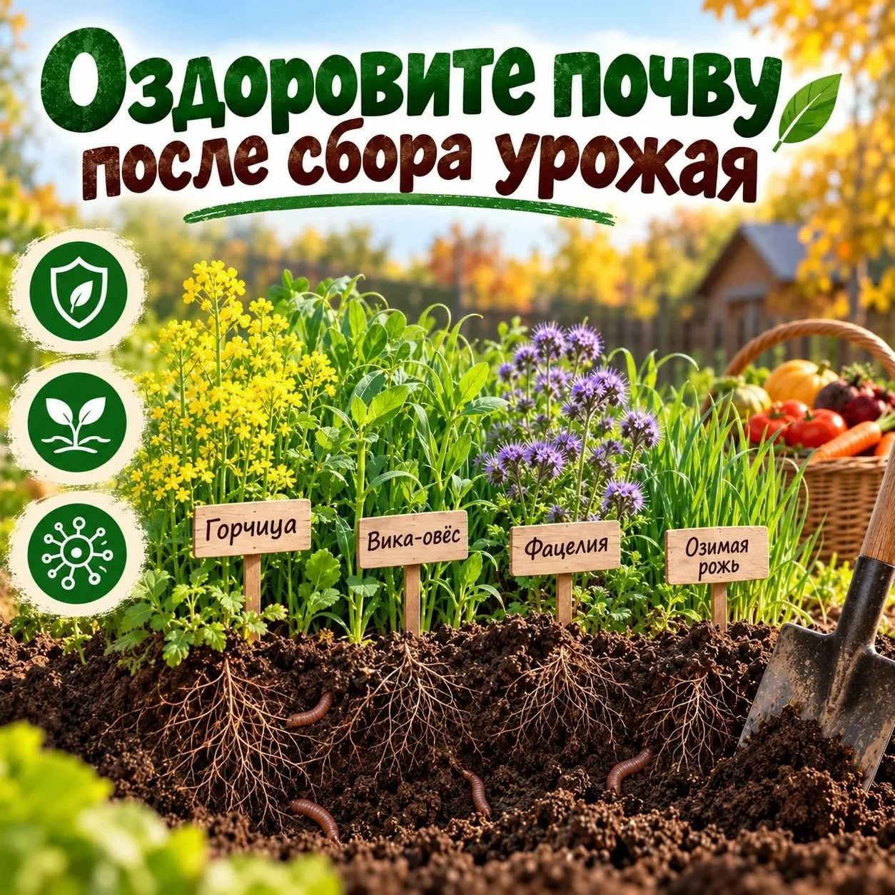 Оздоровите почву после сбора урожая