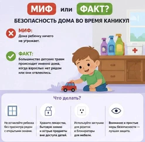 🌞 Лето без мифов — безопасное лето для детей!

Летом вокруг детского здоровья появляется множество 