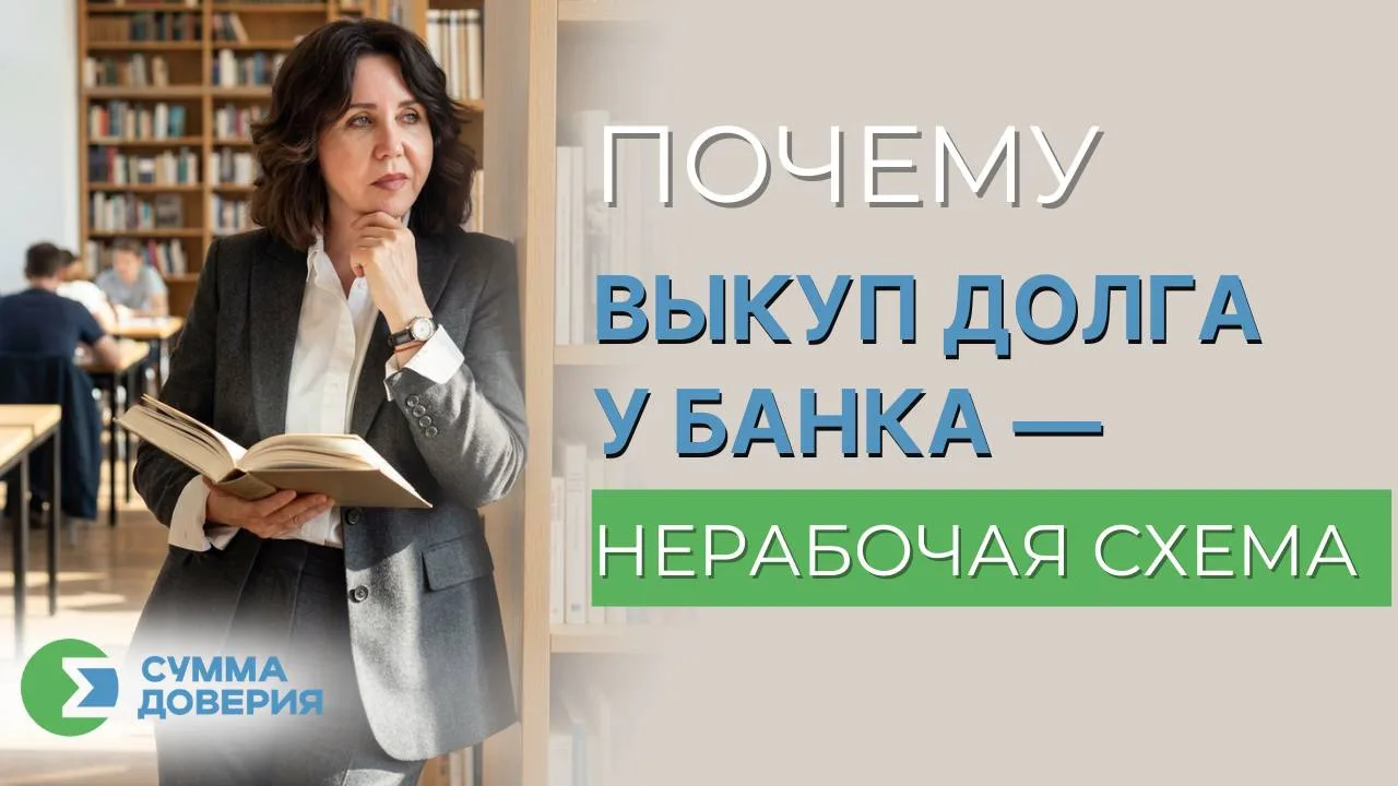 ПОЧЕМУ ВЫКУП ДОЛГА У БАНКА — НЕРАБОЧАЯ СХЕМА