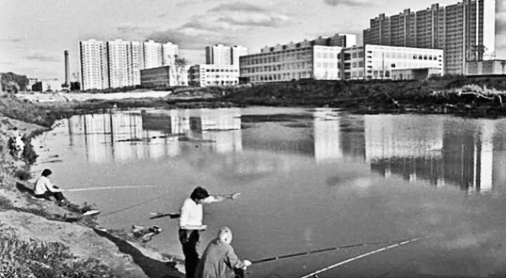 На Малом Солнцевском пруду, 1988 год.

#зао #солнцево