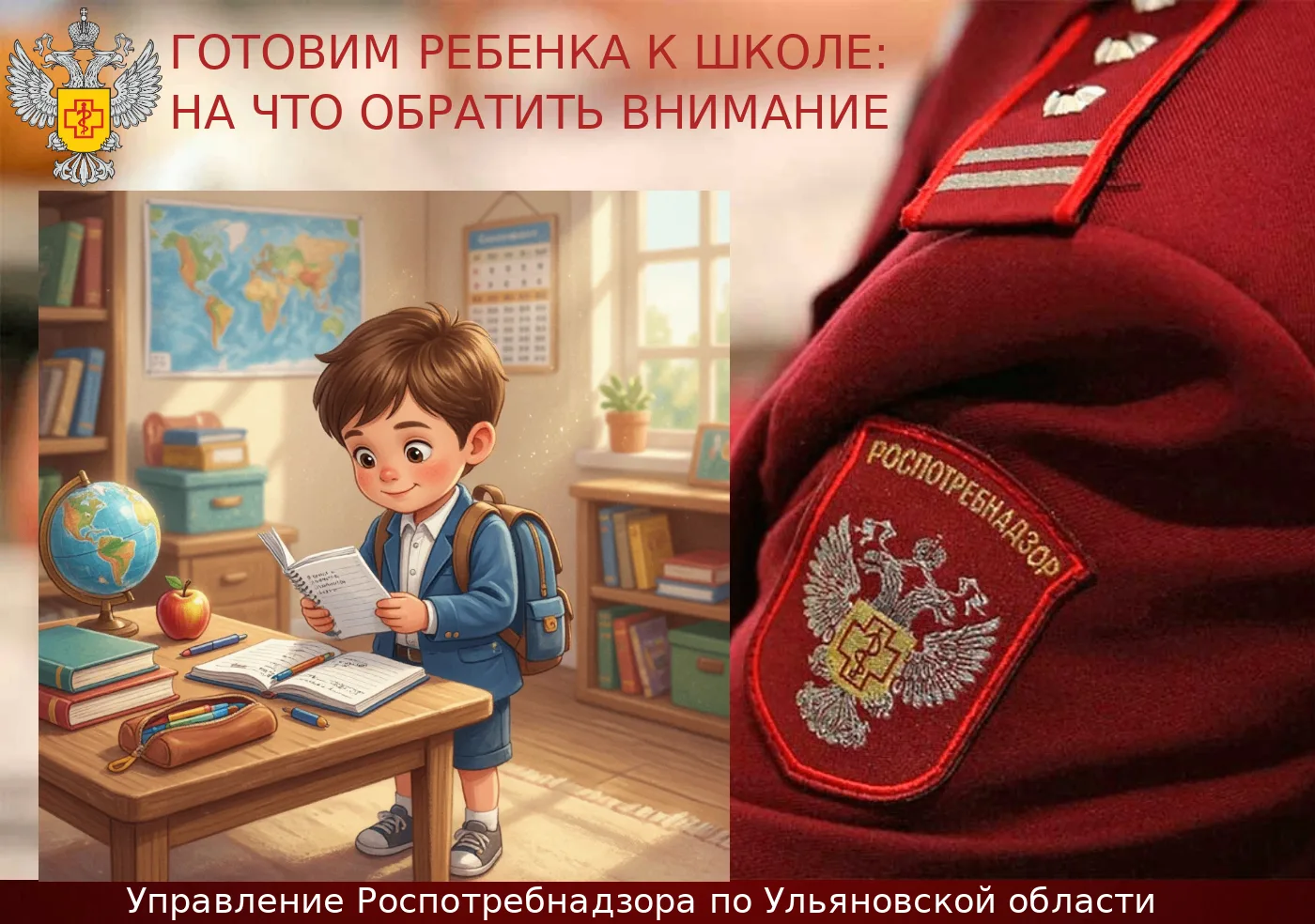 В преддверии нового учебного года Управление Роспотребнадзора по Ульяновской области на...
