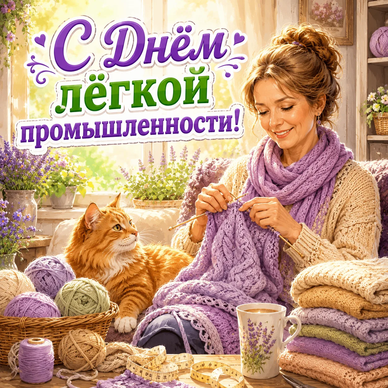 С Днём работников лёгкой промышленности!

Спасибо тем, кто дарит нам тепло и уют своими золотыми рук