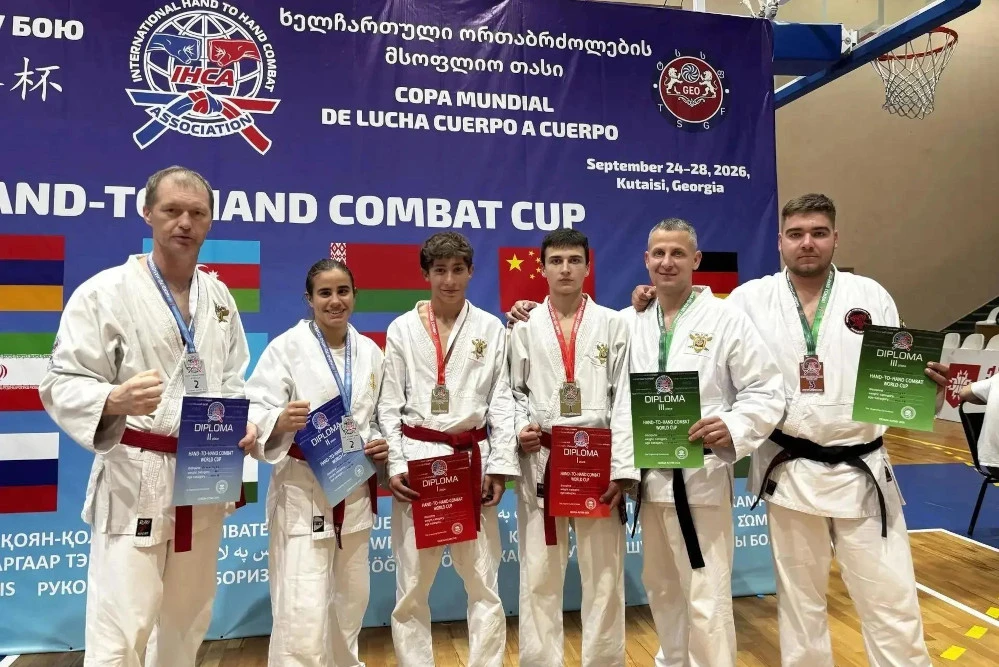 Липецкие спортсмены выиграли золото Кубка Мира по рукопашному бою, сообщили в облправит...