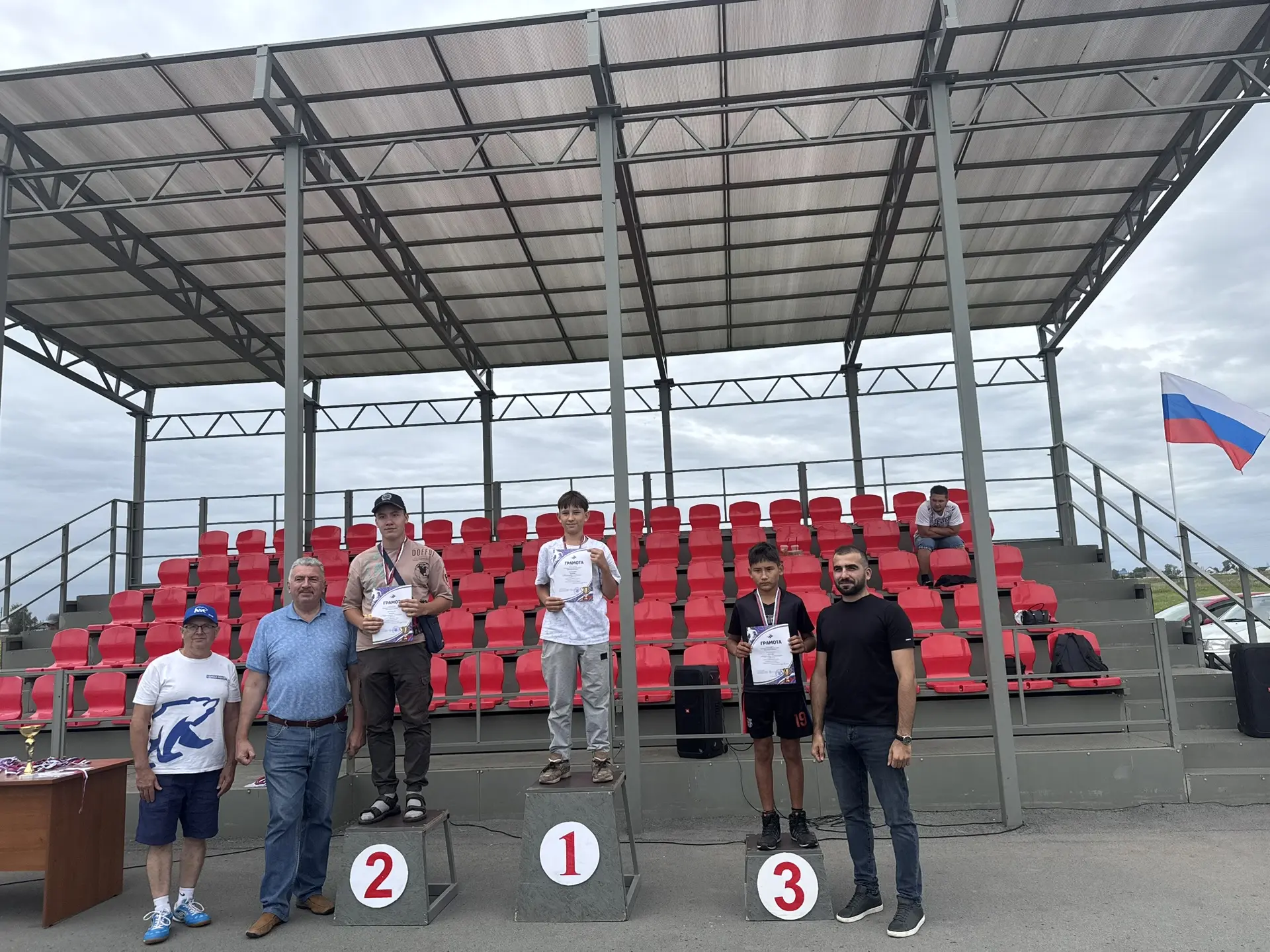 🏅 Наши спортсмены на Дне физкультурника!