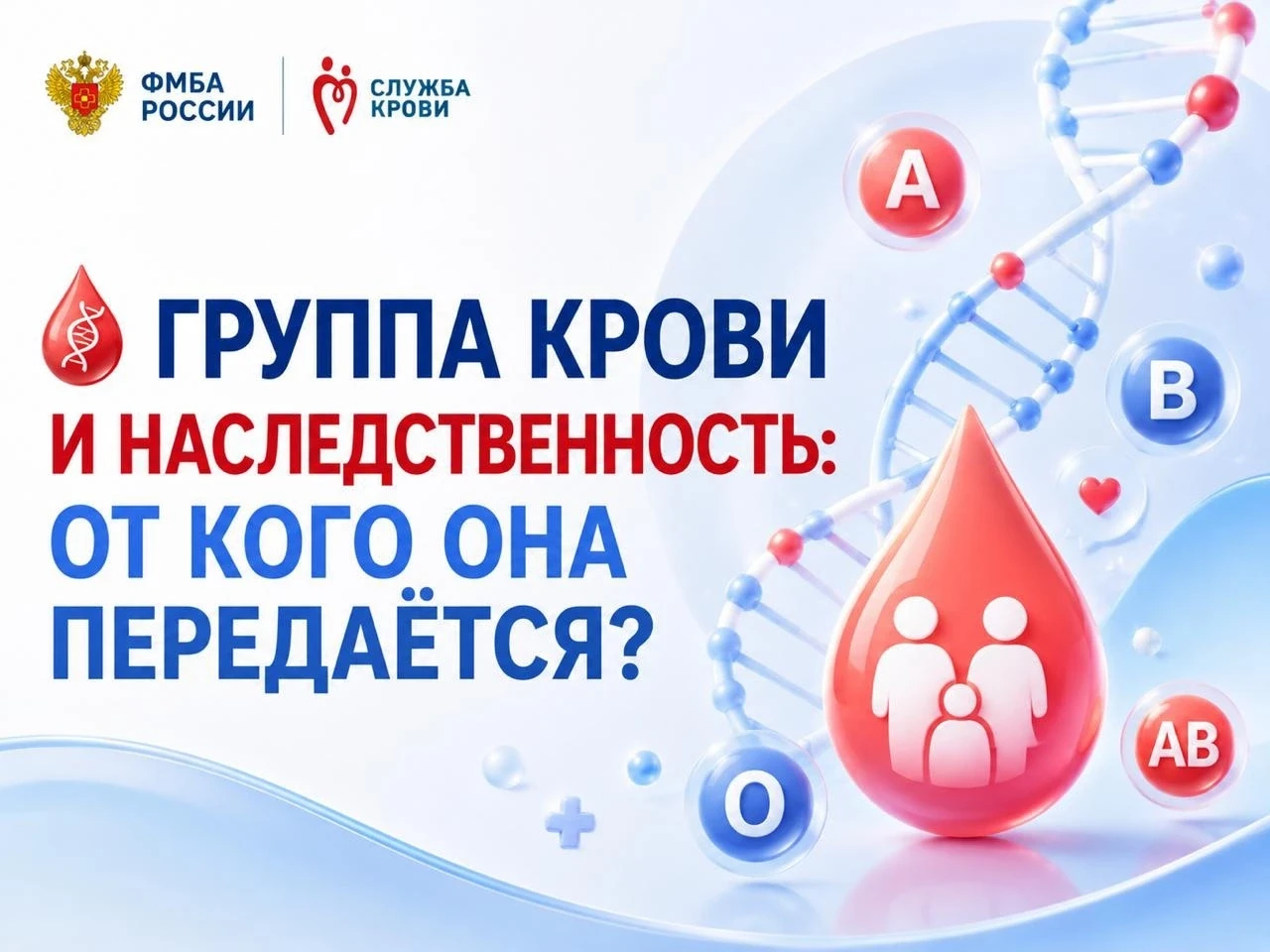 🧬 Группа крови и наследственность: от кого она передаётся?