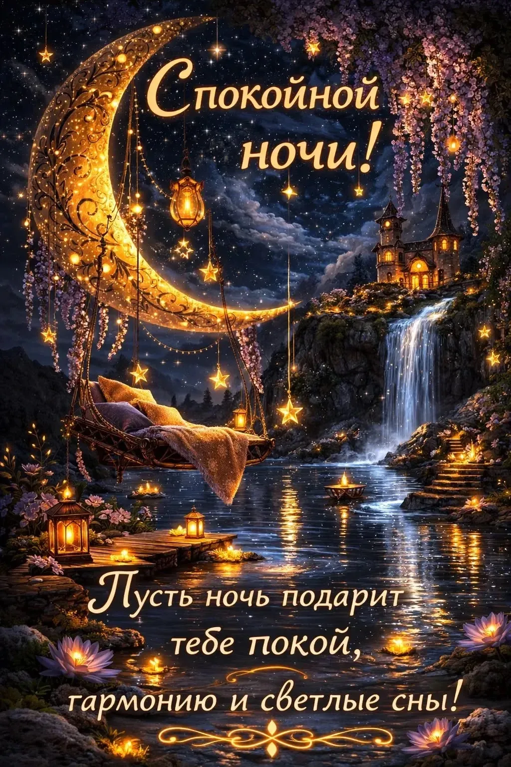 Доброй ночи! 💤

Открытки на каждый день 🎀