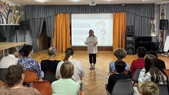 Лекторий «Санпросвета» об основах личной гигиены проведен с воспитанниками семейного центра «Согласи