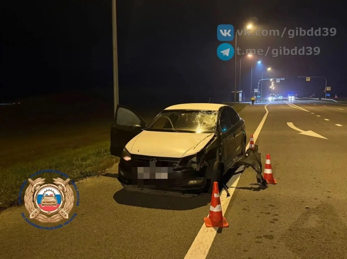 Водитель иномарки сбил насмерть велосипедиста под Гвардейском