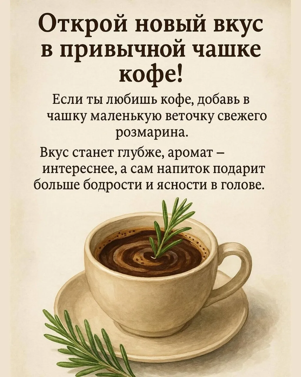 Кофе, который пробуждает не только тело, но и фантазию.