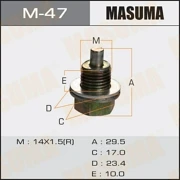 Болт (пробка) маслосливной
Данный товар можно приобрести по ссылке:
https://avto-pride.com/search/Ma