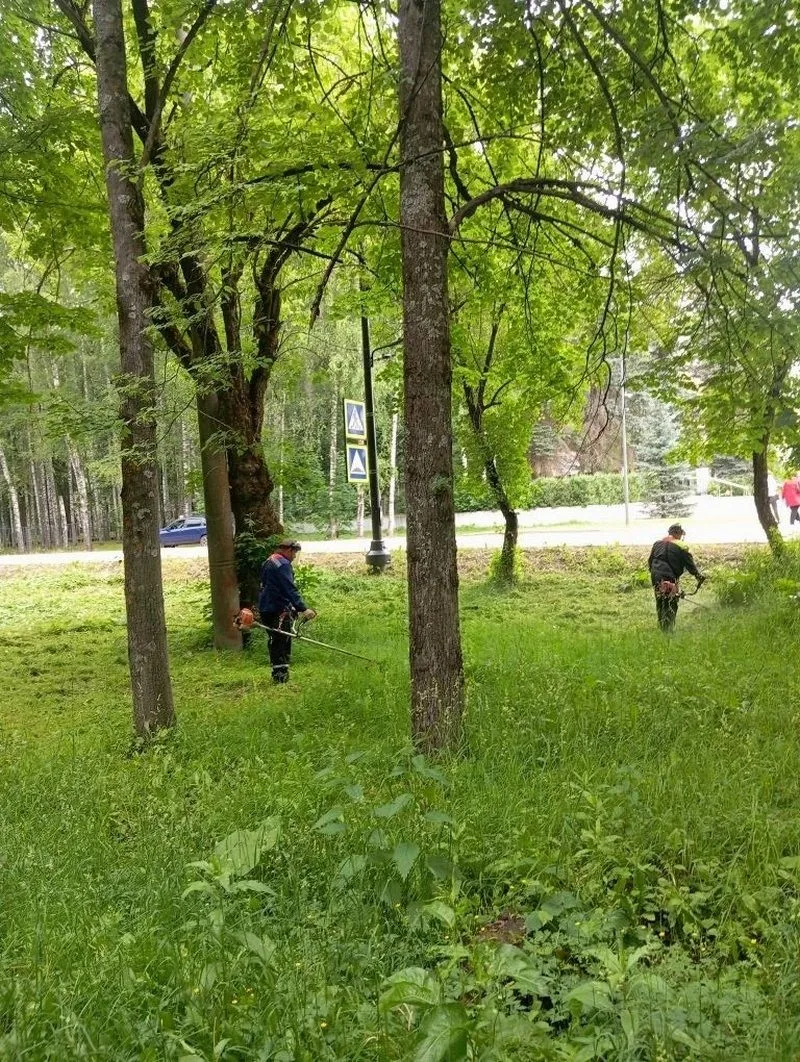 Продолжаем обкос территорий