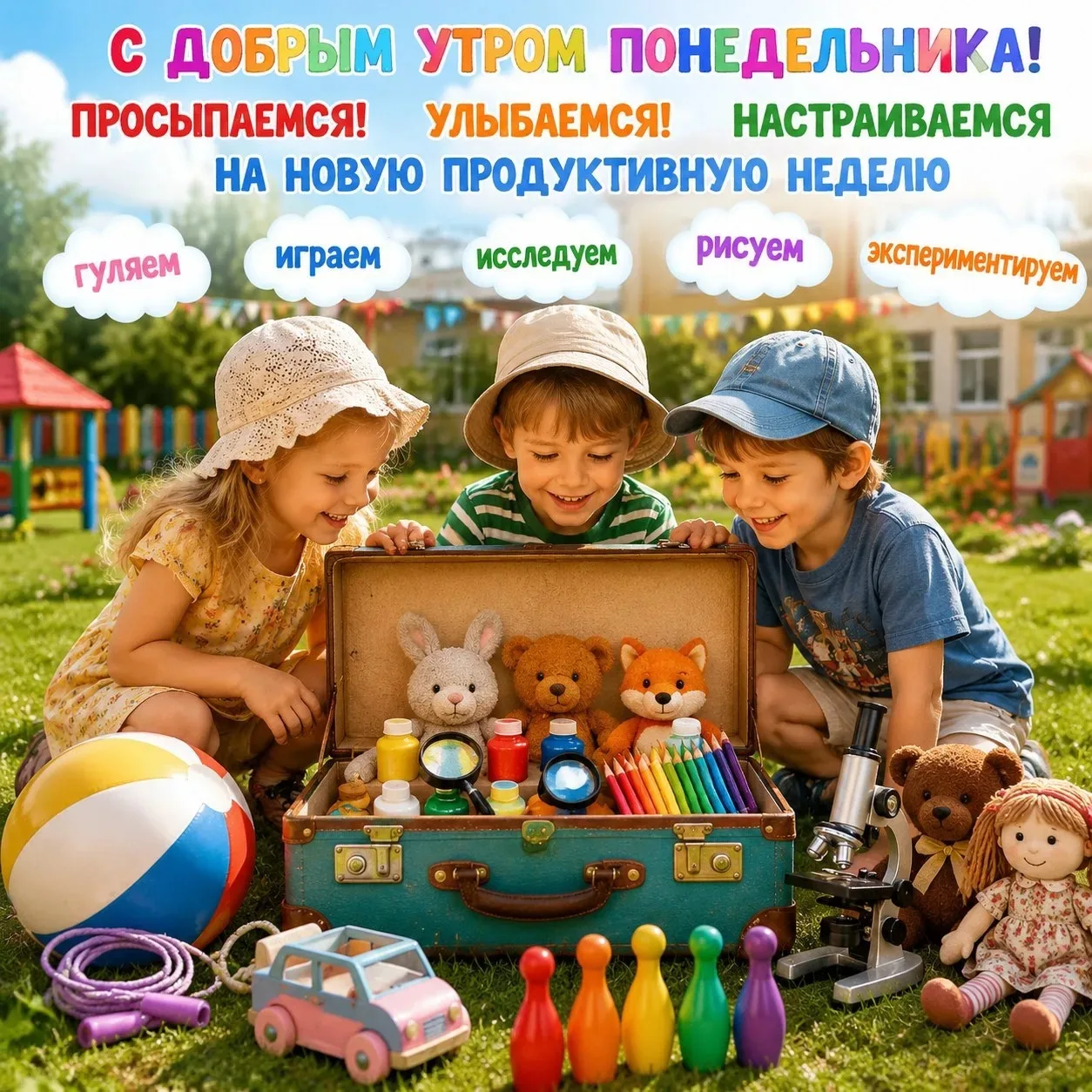 С началом новой недели! ✨

Надеемся, вы успели как следует отдохнуть за выходные, набраться сил и го