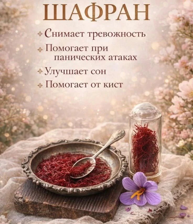 💚Шафран: польза!