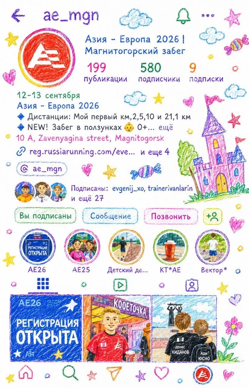 Представим, как бы выглядела наша страничка, если бы её перерисовали дети😍🍭🍜