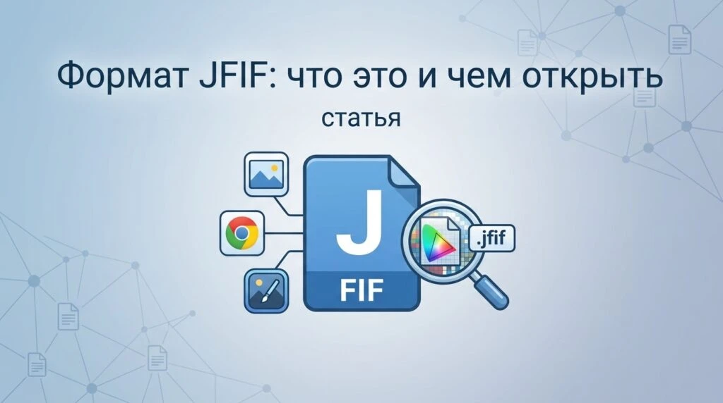 🤖 Формат JFIF: что это и чем открыть