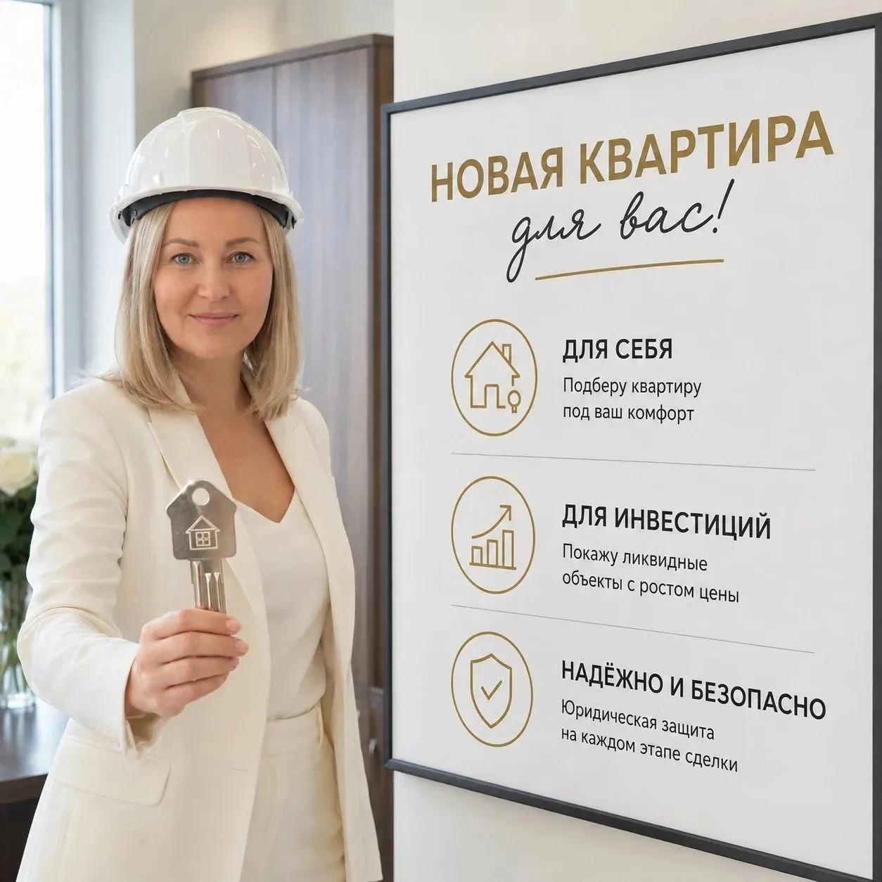 Друзья, привет! 👋

Я обожаю момент, когда человек впервые заходит в квартиру и понимает: «Это моё. 