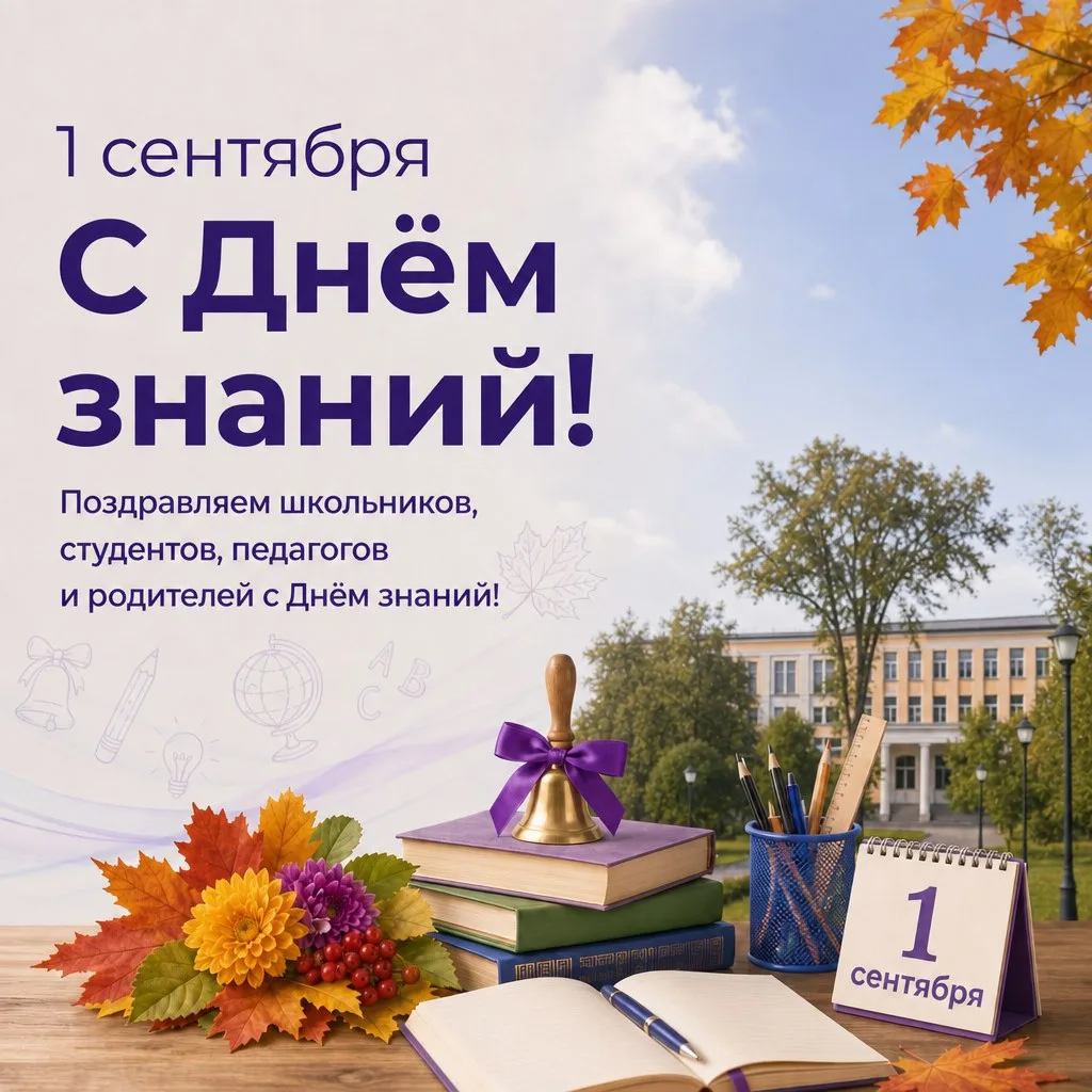 🍂Поздравляем школьников, студентов, педагогов и родителей с Днём знаний!
