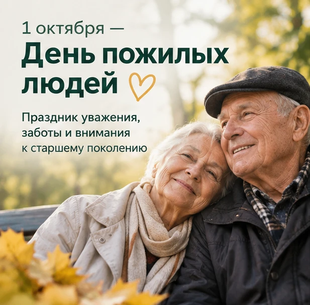 1 октября — День пожилых людей 💛