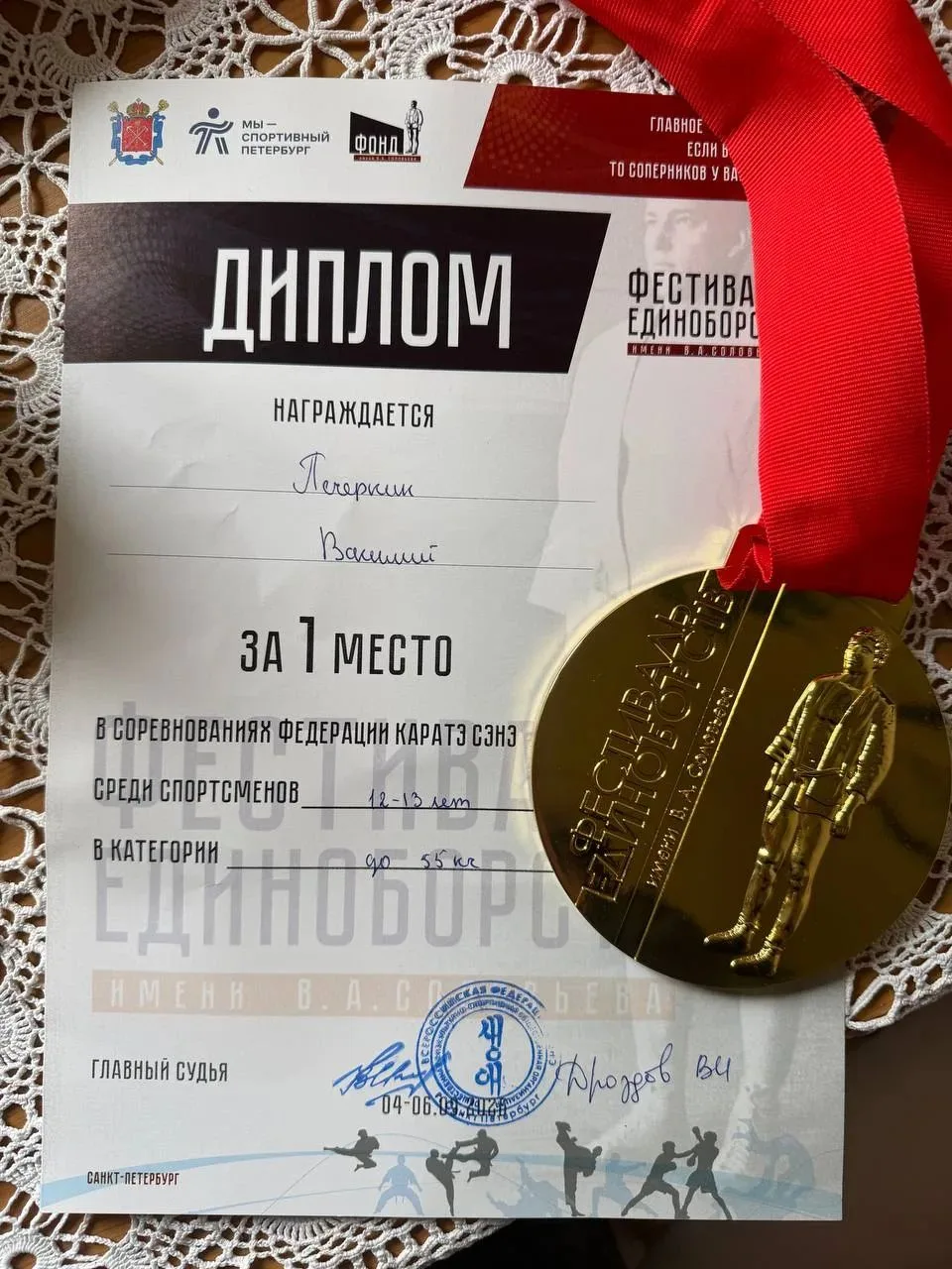 С 4 по 6 сентября 2026 года в Санкт-Петербурге прошёл XV Фестиваль единоборств — Турнир...
