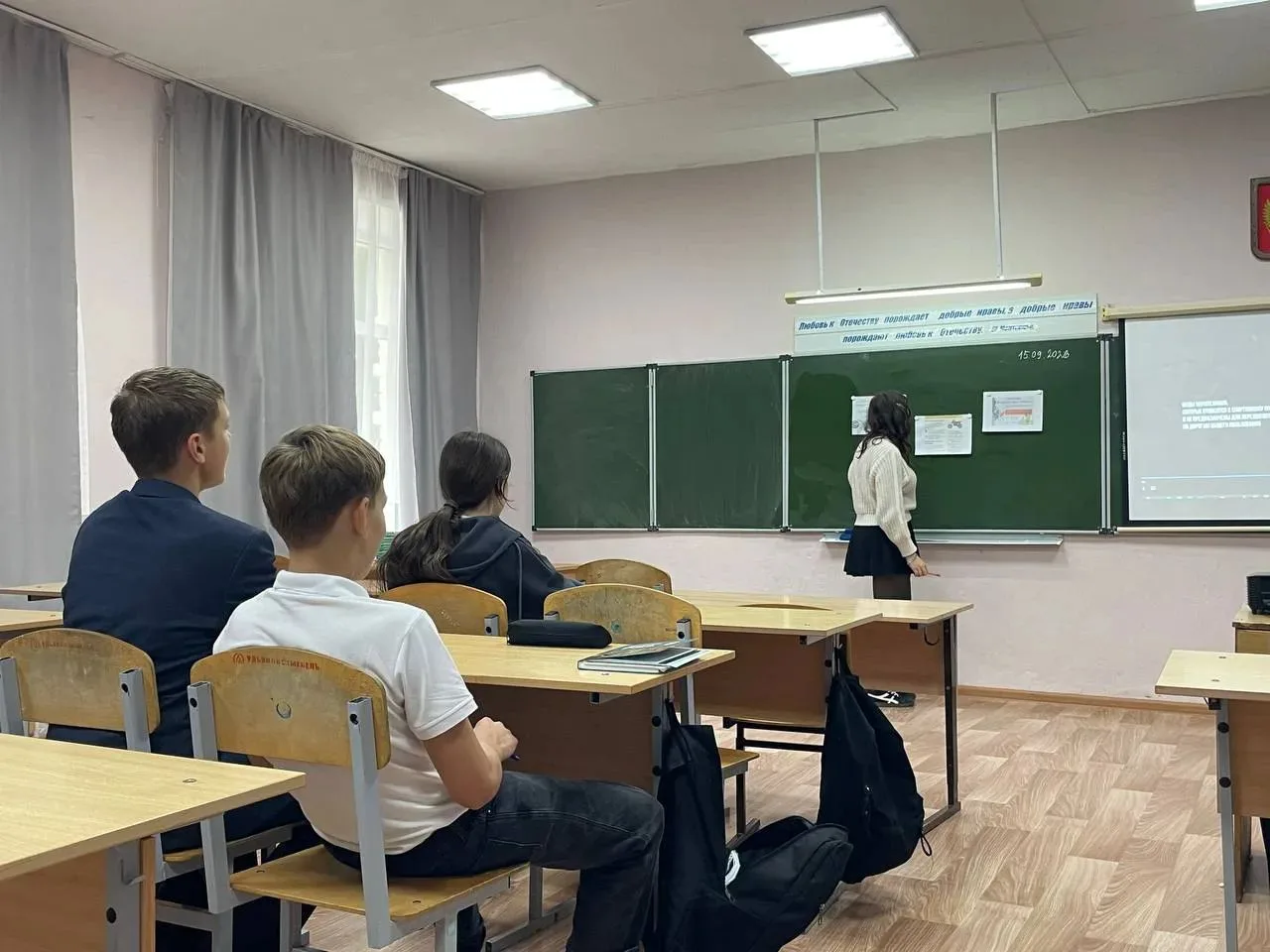 🏍  В рамках профилактической работы,  с обучающимися старших классов  просмотрели филь...