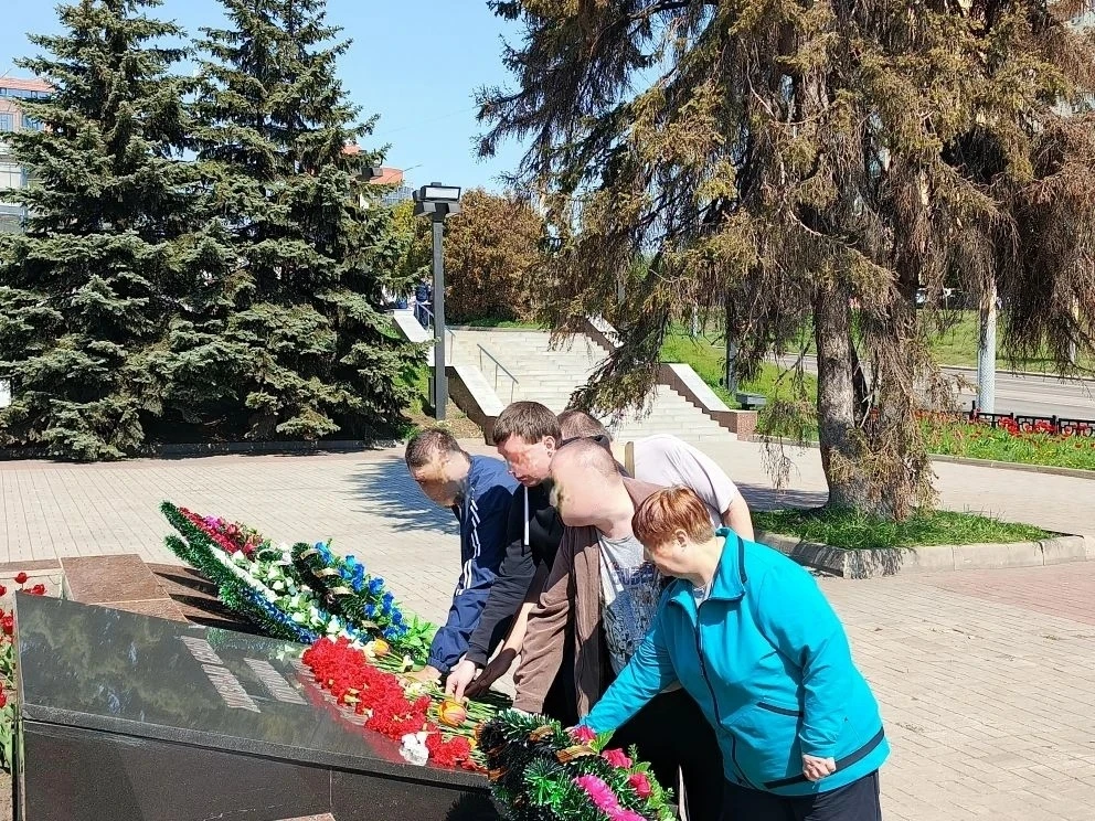 Пациенты КУЗВО "ВОКПНД" отделения социальной помощи и реабилитации приняли участие в во...
