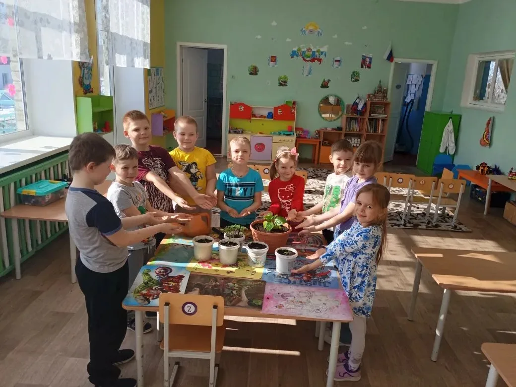 🌿 Огород на подоконнике в старшей группе! 🌿