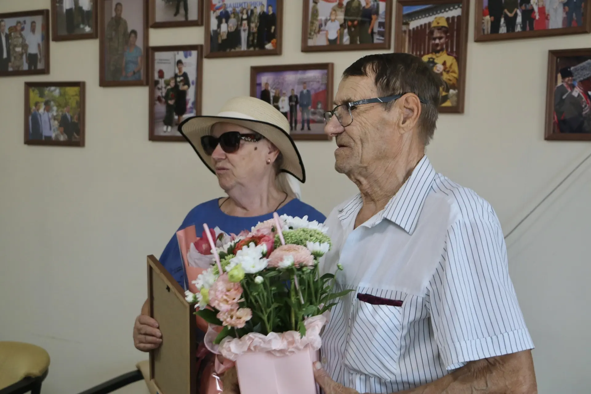 Любовь Николаевна и Алексей Михайлович Цопины - родители погибшего участника специальной военной опе