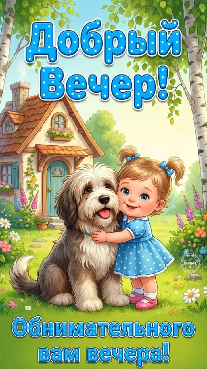 Хорошего вечера!

Открытки на все случаи 🎈 🩵