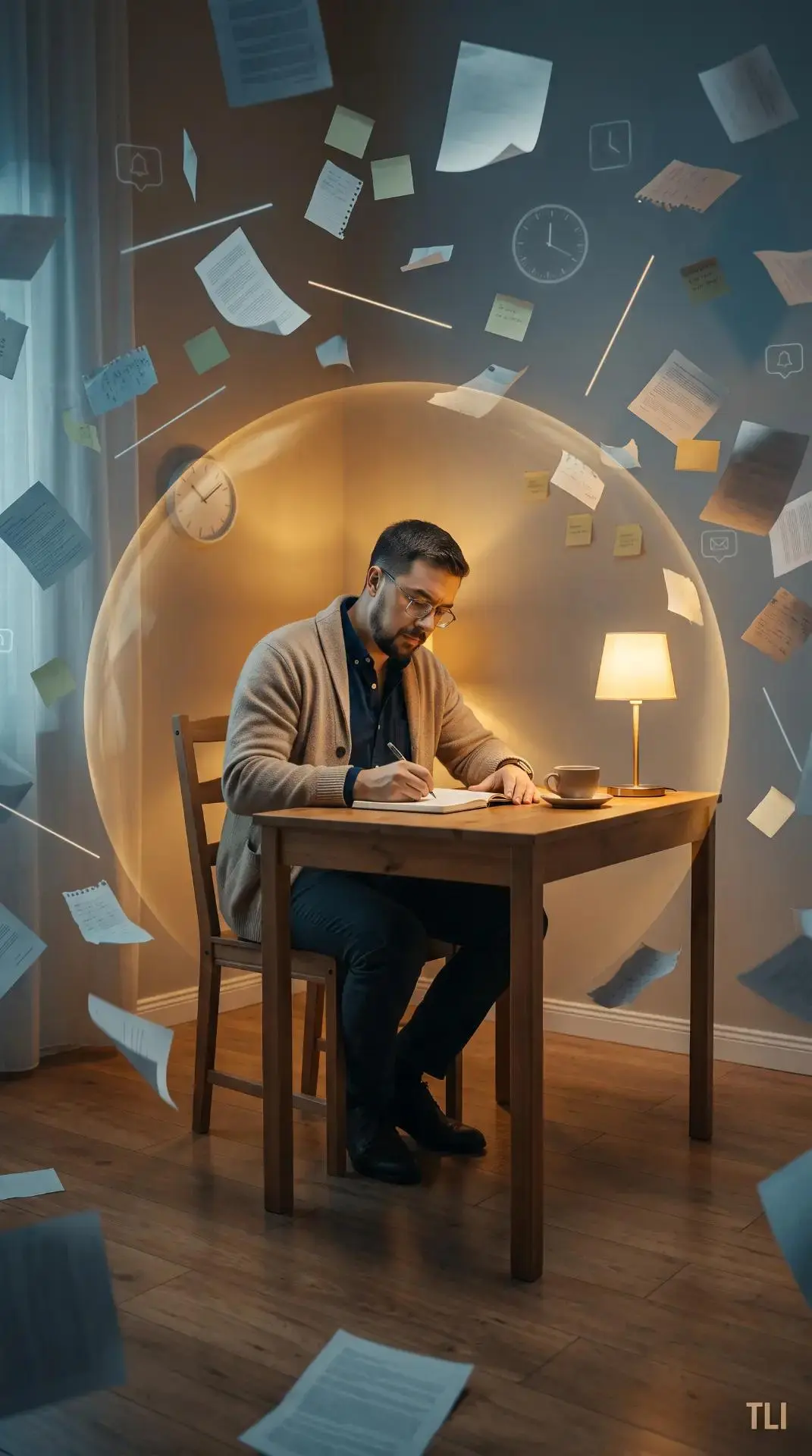 🌊 Пять минут тишины дают больше, чем пять часов рваной работы. Проверял на себе много ...