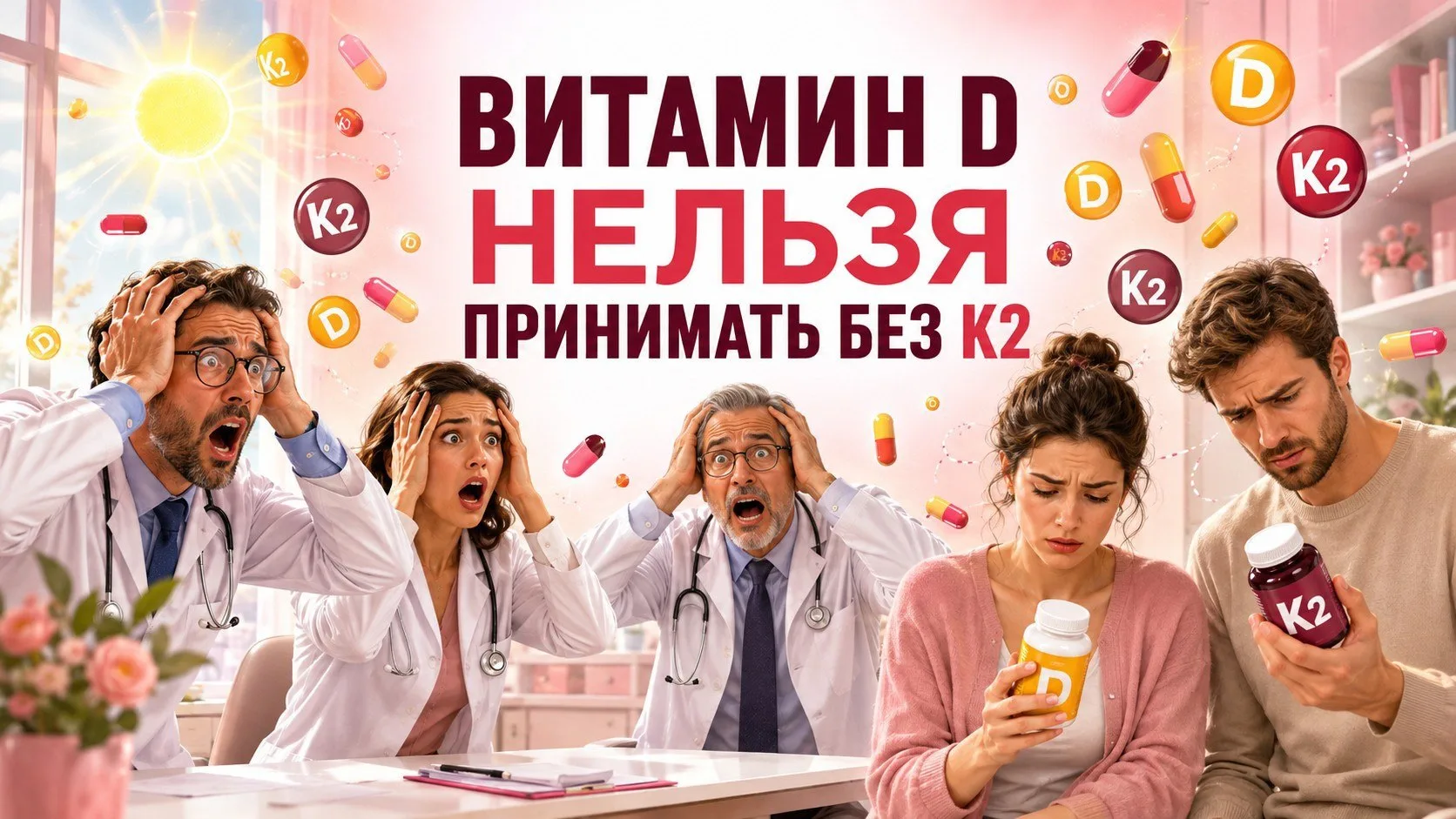 Нужно ли обязательно принимать витамин К2 вместе с витамином D?