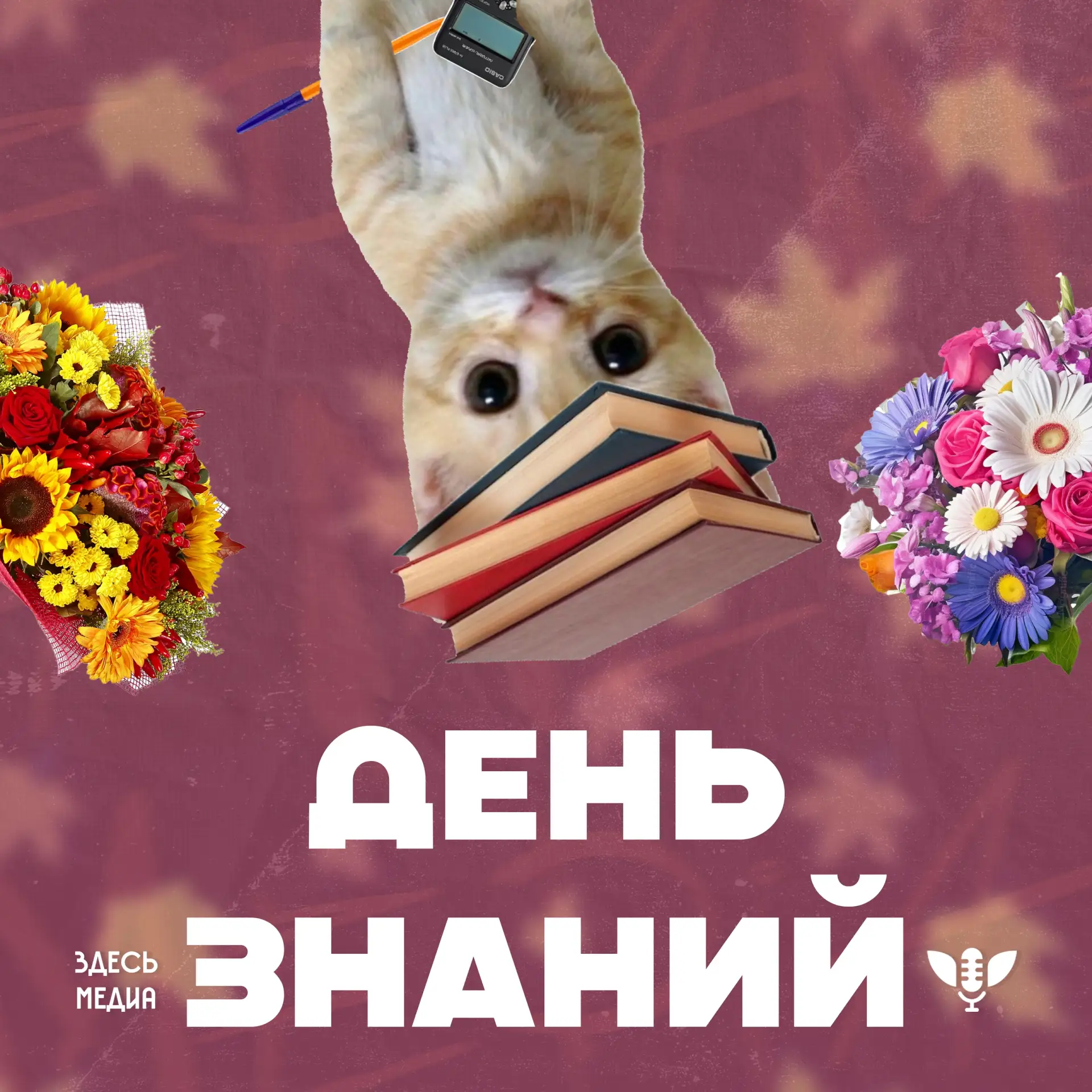 🍁 Студенческий медиацентр ВятГУ "Здесь медиа" поздравляет всех с Днём Знаний!