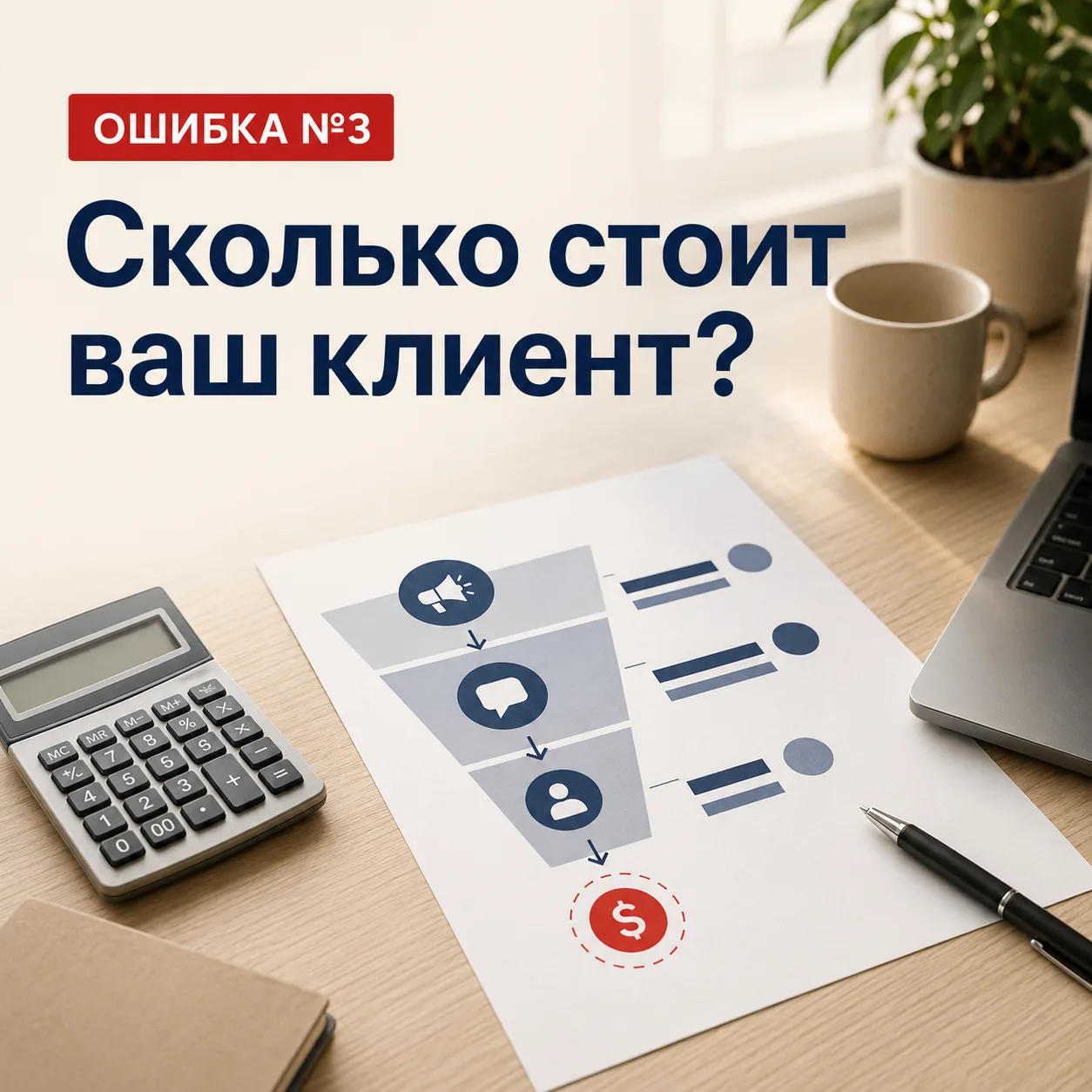 Ошибка №3. Не знают свои цифры.

Вчера показала кейс, в котором мы снизили стоимость заявки с 6 274 