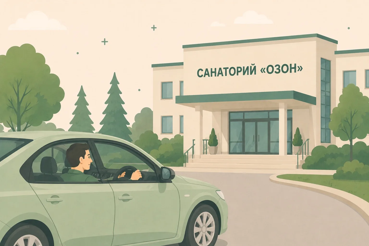 КАК ДОБРАТЬСЯ ДО САНАТОРИЯ «ОЗОН»