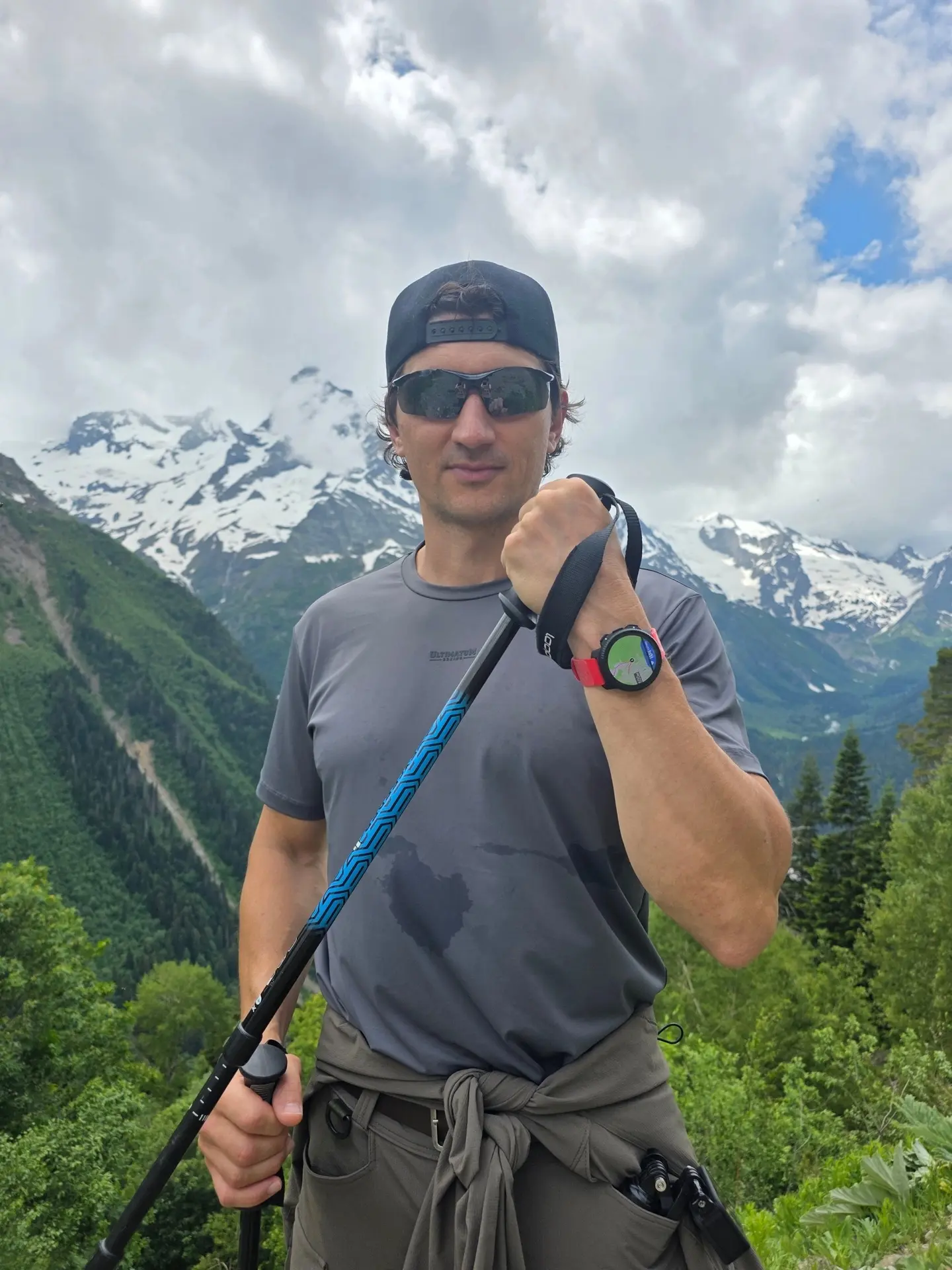 ⛰Домбай, 10- километровый поход в горы🏃‍♂