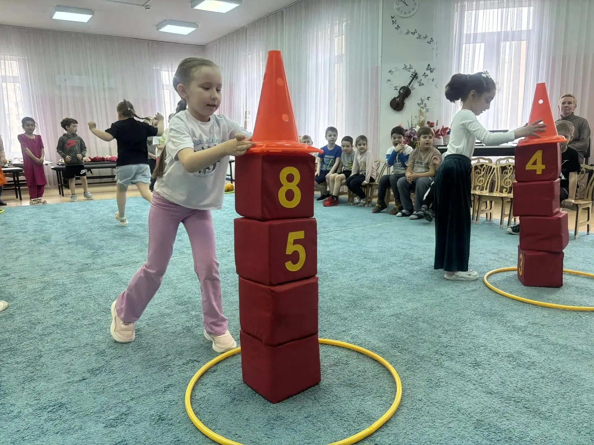 В дошкольном отделении МОУ "Рождественская СОШ" прошел праздник, посвящённый 65-й годовщине первого 