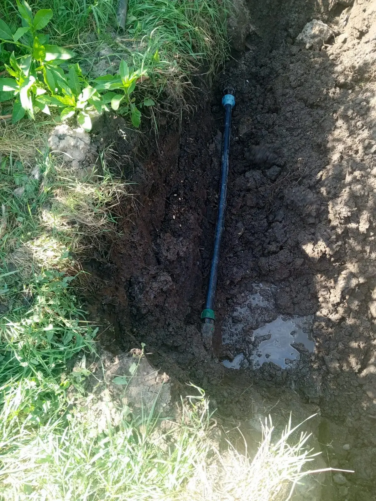 Аварийно-восстановительные работы на сети водоснабжения на пересечении ул. Гагарина и п...