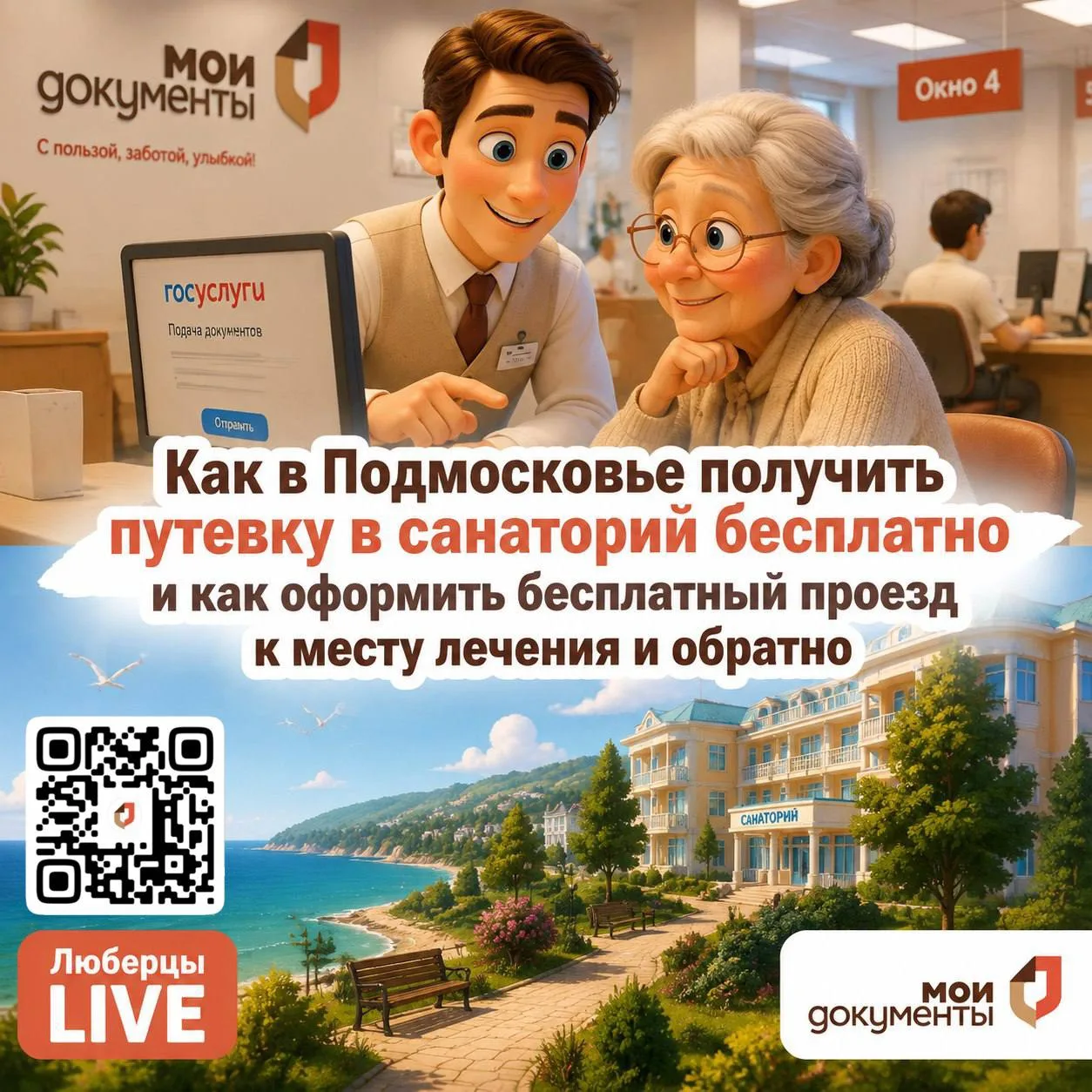 Уважаемые заявители!

🔴 Приглашаем Вас принять участие в прямом эфире с сотрудником МУ «Люберецкий 