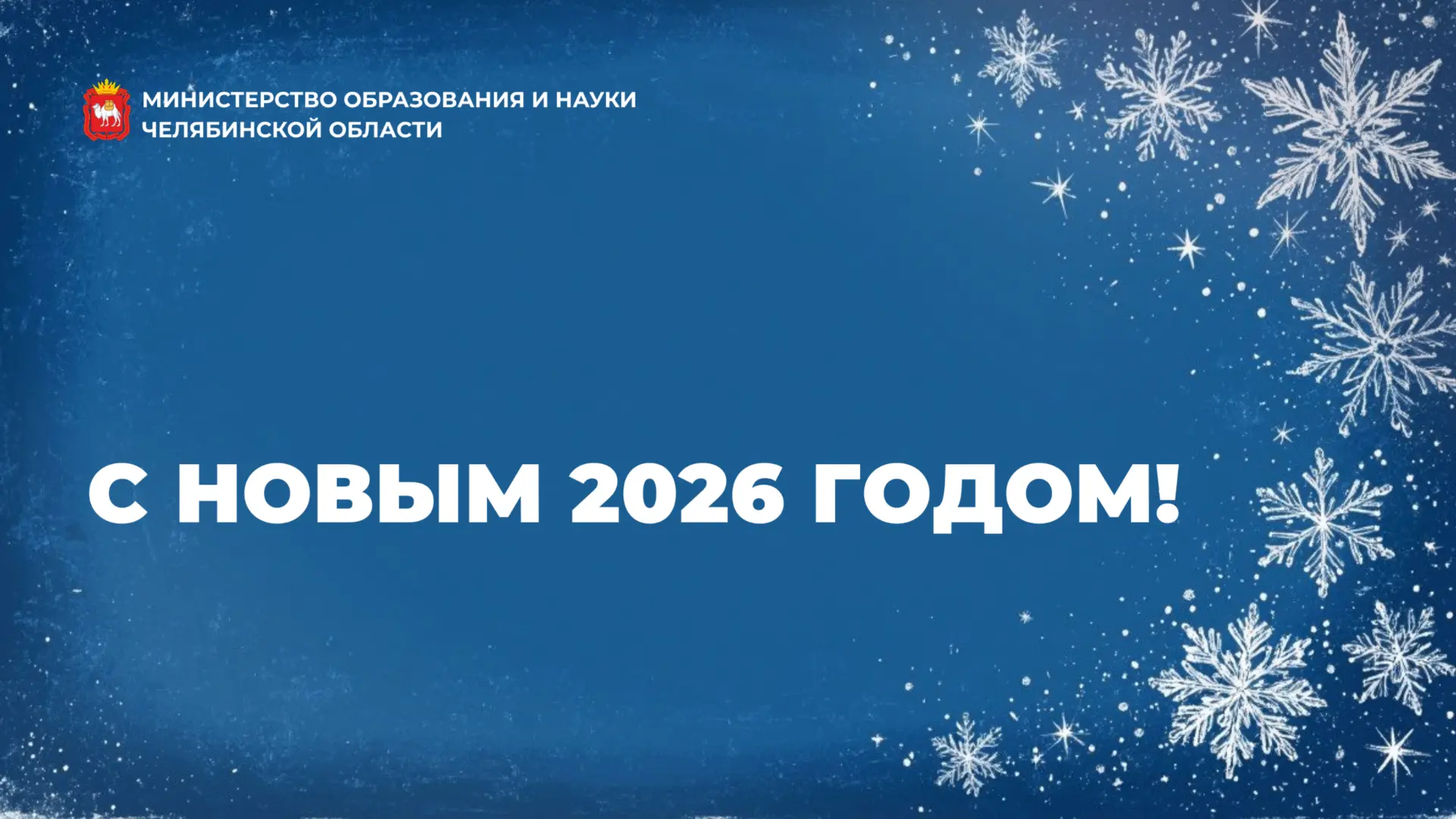 ✨Поздравление министра образования и науки Челябинской области Виталия Литке с Новым 2026 годом  Дор