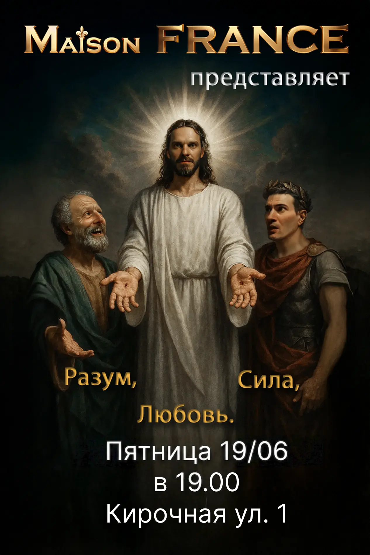 ⚜️ Финал философской притчи: последний показ «Разума, Силы и Любви» в этом сезоне ⚜️