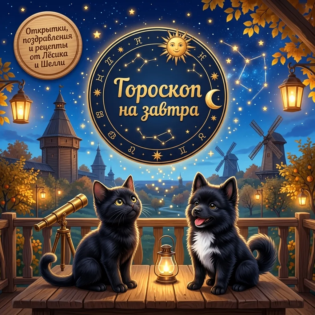 ВЁЗДНЫЙ ВЕСТНИК: ГОРОСКОП НА ЗАВТРА, 4 ОКТЯБРЯ ✨🐾— Шелли