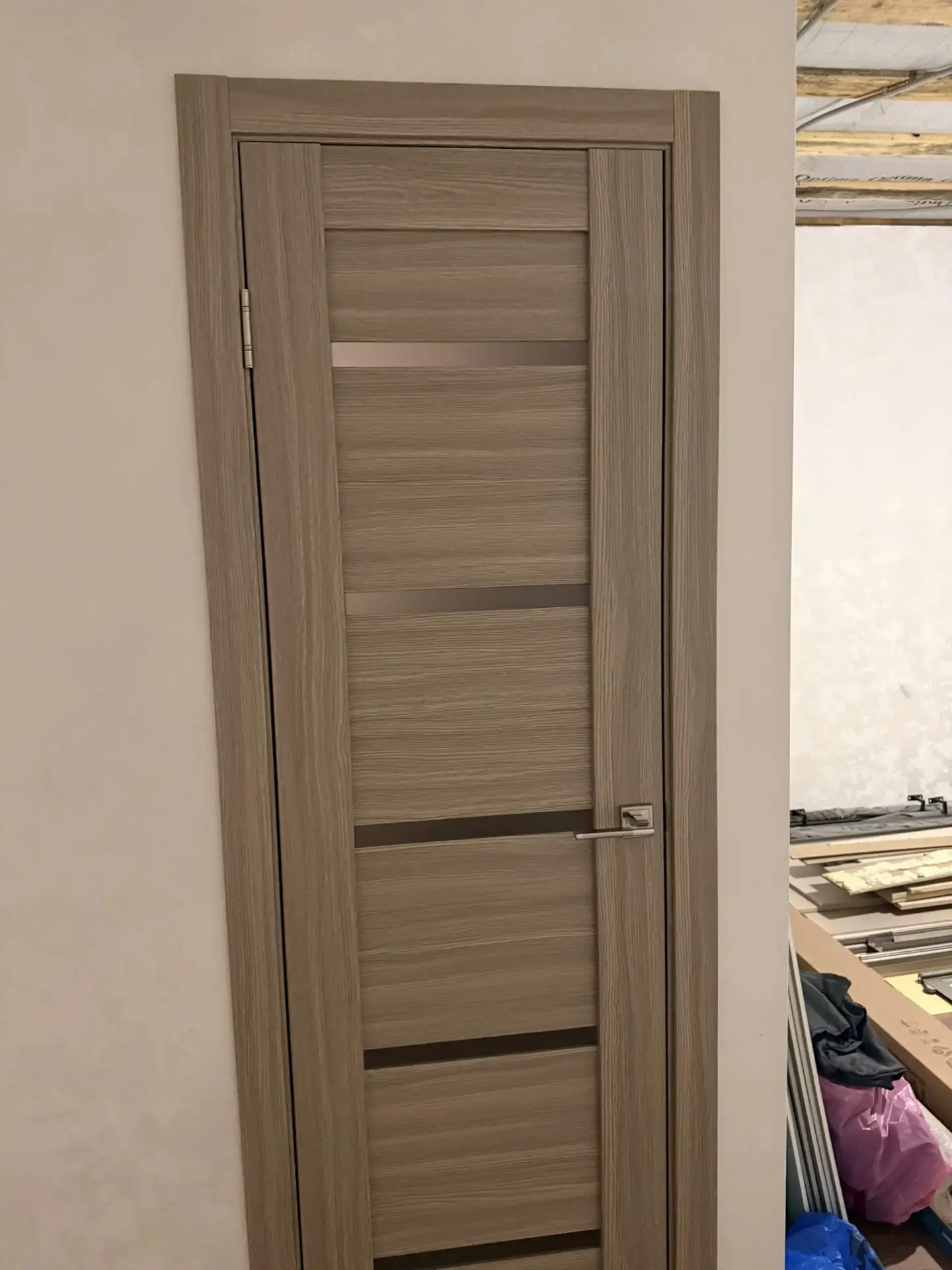 Приятно когда клиент сам присылает наши работы 😎🙂 1й этаж закончен, ЭкоШпон в цвете Н...