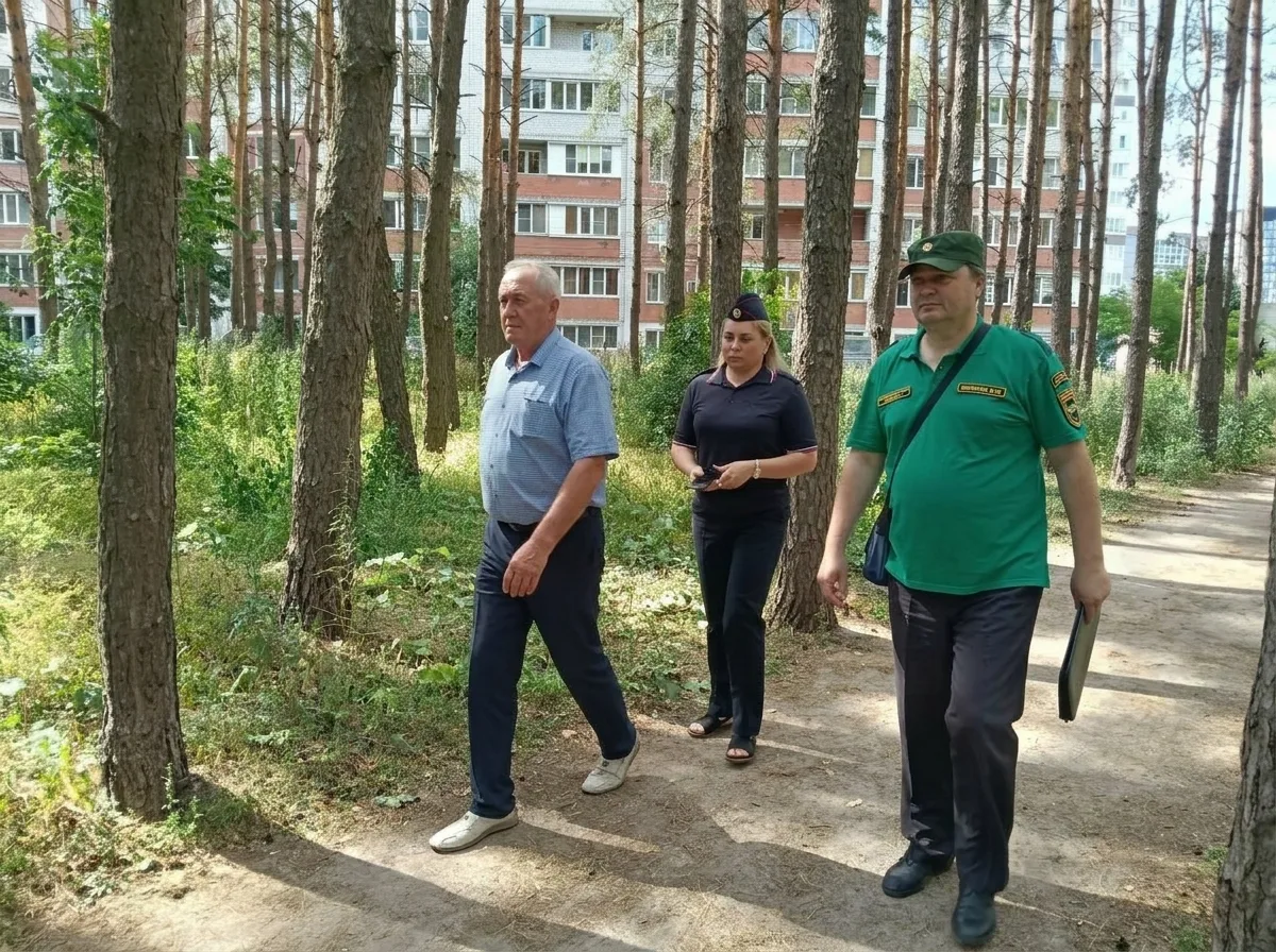 В рамках рейдовых мероприятий в границах памятника природы областного значения "Северный лес" сотруд