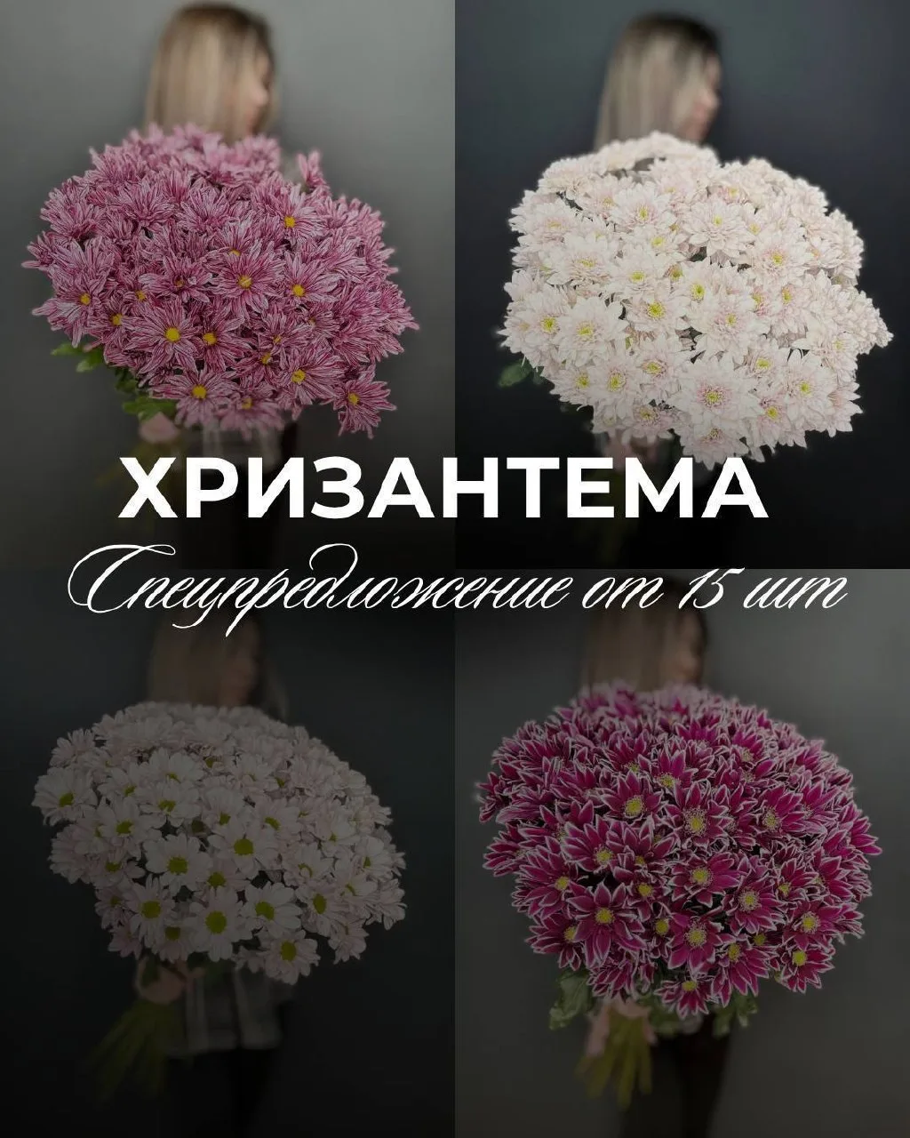 🌸Друзья, ловите огонек! 

👆Специально для вас запускаем спецпредложение на букеты с кустовой хриза