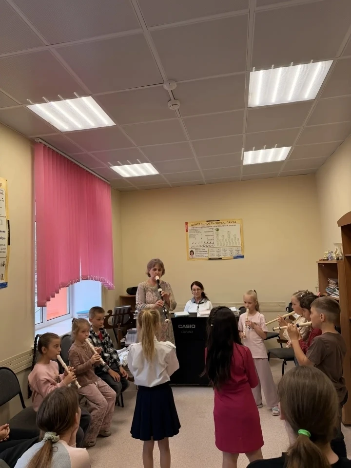 В группе подготовки прошел заключительный открытый урок по основам музыкальной грамотно...
