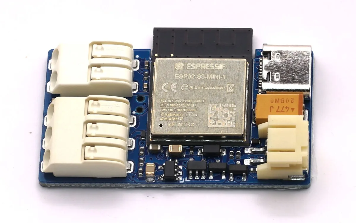 Платы ESP32-S3 оснащены разъемами WAGO для светодиодных лент, кнопок и других сменных м...