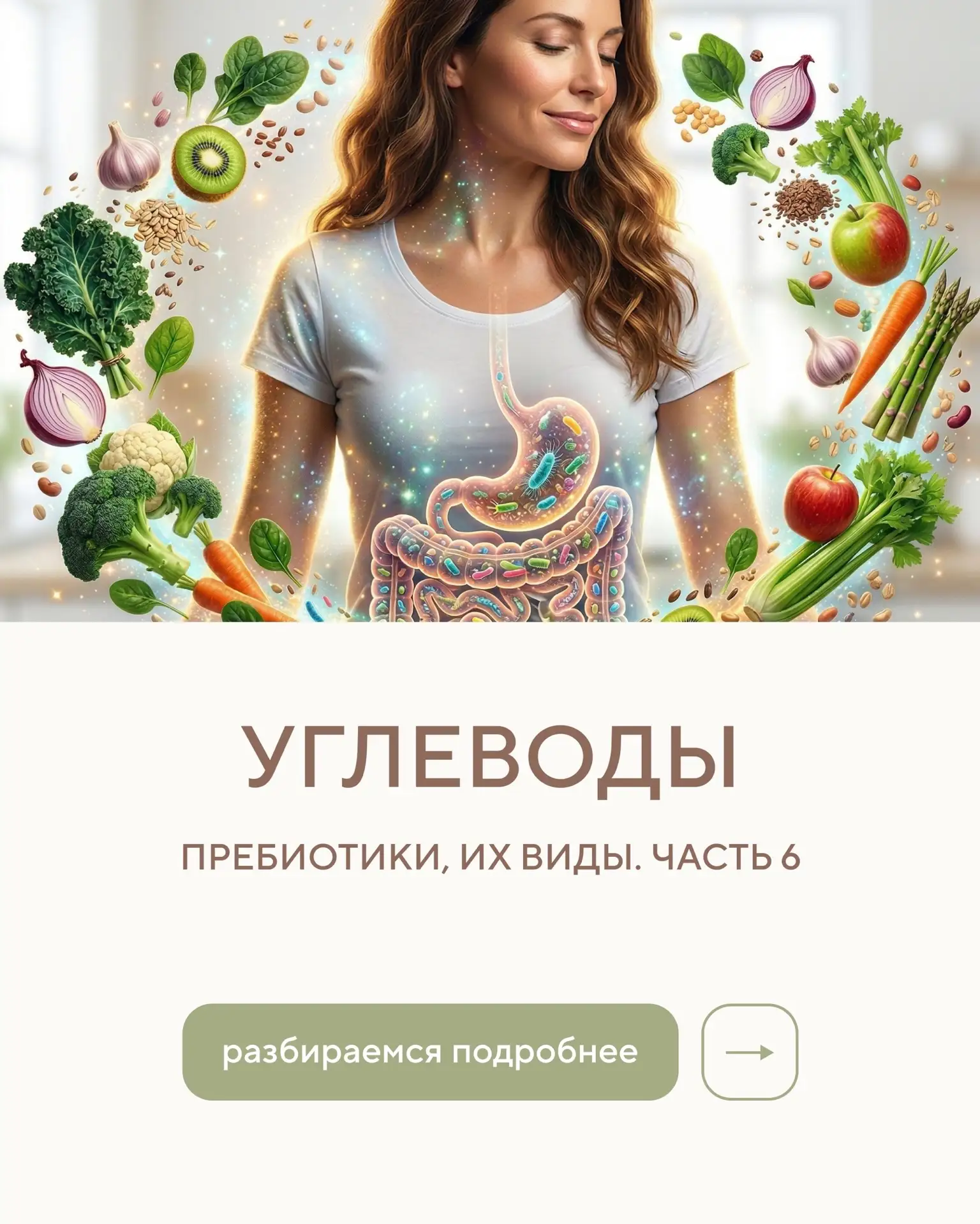 Продолжаем изучать микрожизнь, пребиотики и их разновидности!  УГЛЕВОДЫ. ПРЕБИОТИКИ ВИДЫ. ЧАСТЬ 6.  