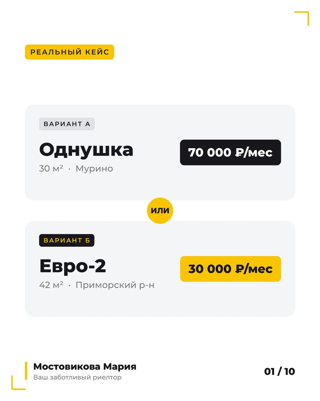 ОДНУШКА 30 м² в Мурино за 70.000₽/месяц или ЕВРО-2 42 м² в Приморском районе за 30.000₽?