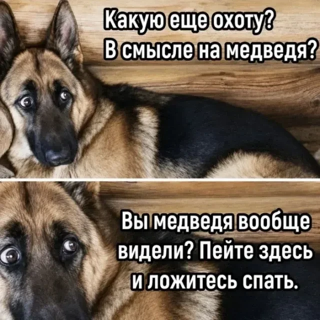Анекдот в картинках - как мужики на охоту ходили. С собакой))) Кто ещё знает анекдоты п...