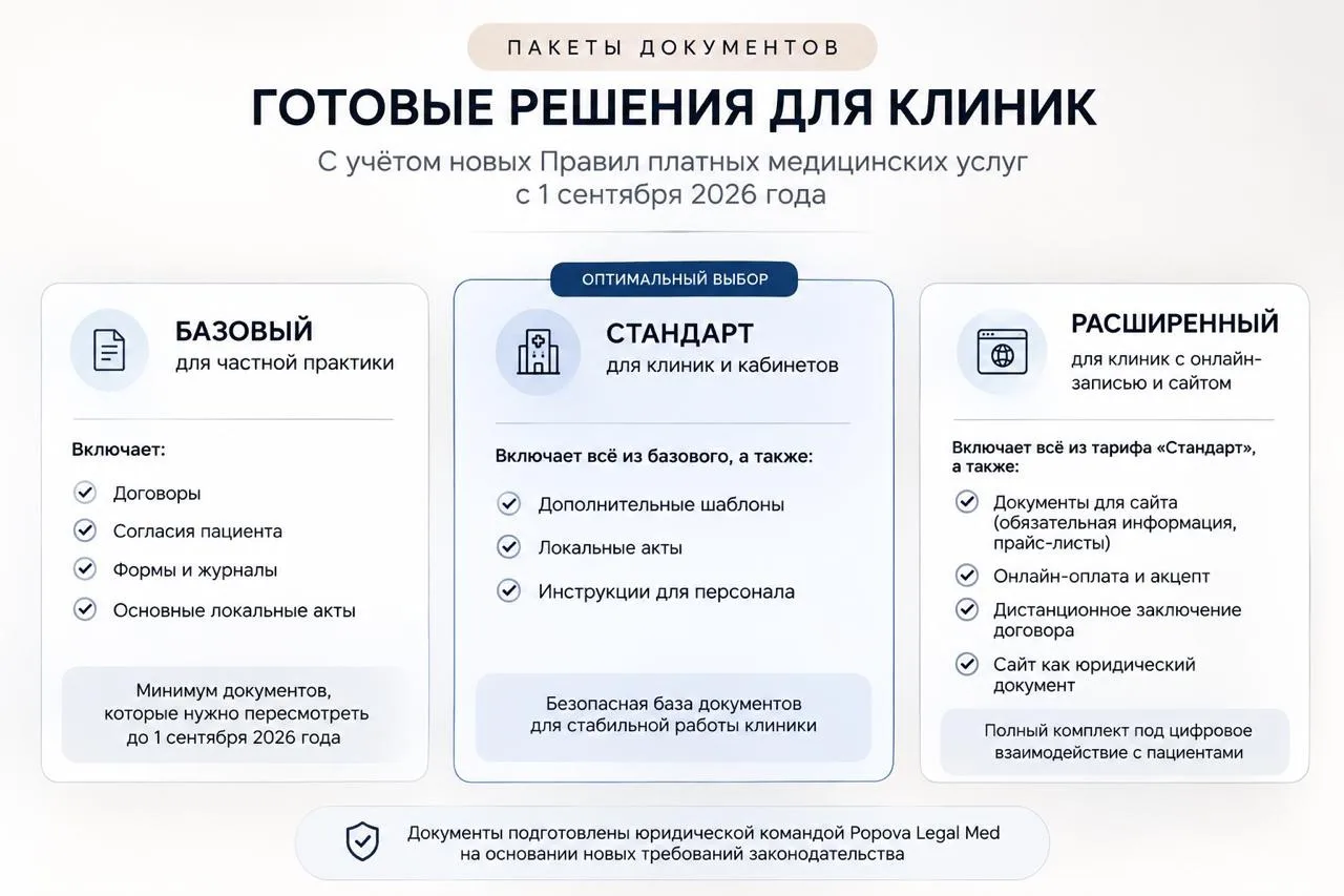 ГОТОВЫЕ РЕШЕНИЯ ДЛЯ КЛИНИК