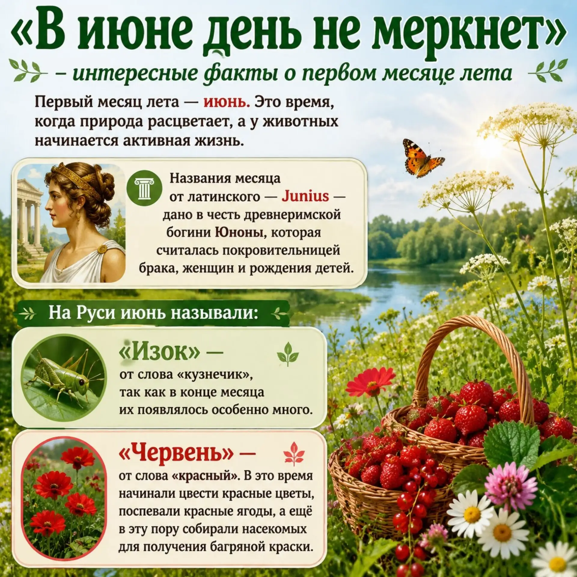 Первый месяц лета🌿☀️

Друзья, добрый день! 👋

✨️Сегодня наш педагог Зоя Демиденко приглашает вас в